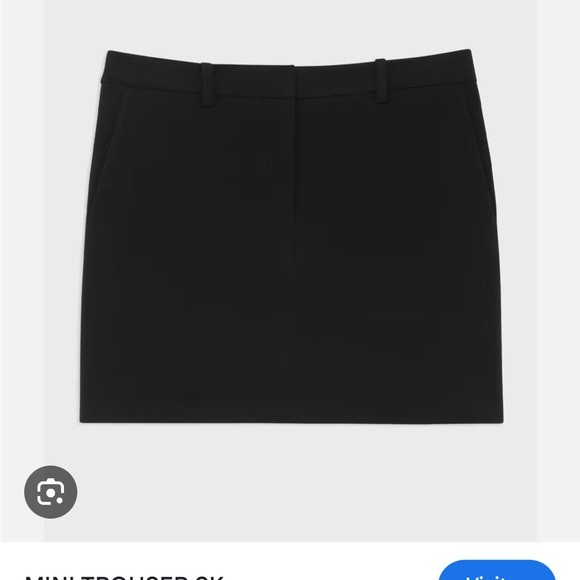 NWT THEORY Admiral Crepe Skirt size 12 - Picture 7 of 7